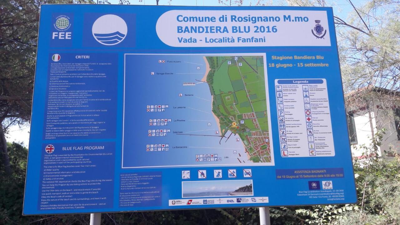 Vada Villetta A 300 Mt Dal Mare 8 Posti Letto Kültér fotó