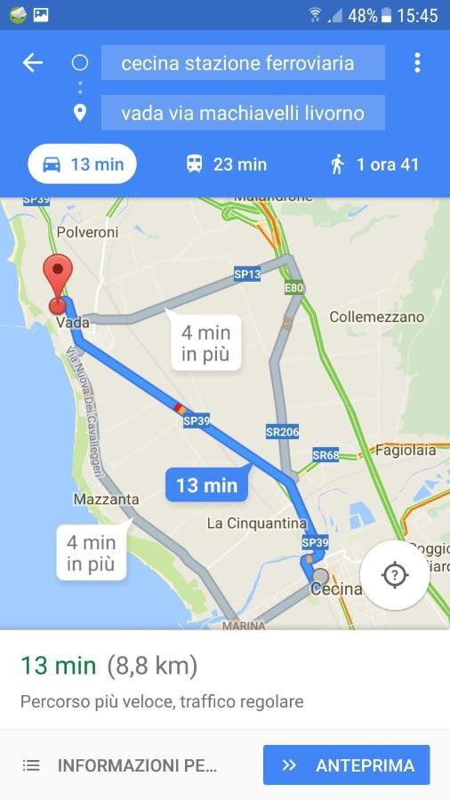 Vada Villetta A 300 Mt Dal Mare 8 Posti Letto Kültér fotó
